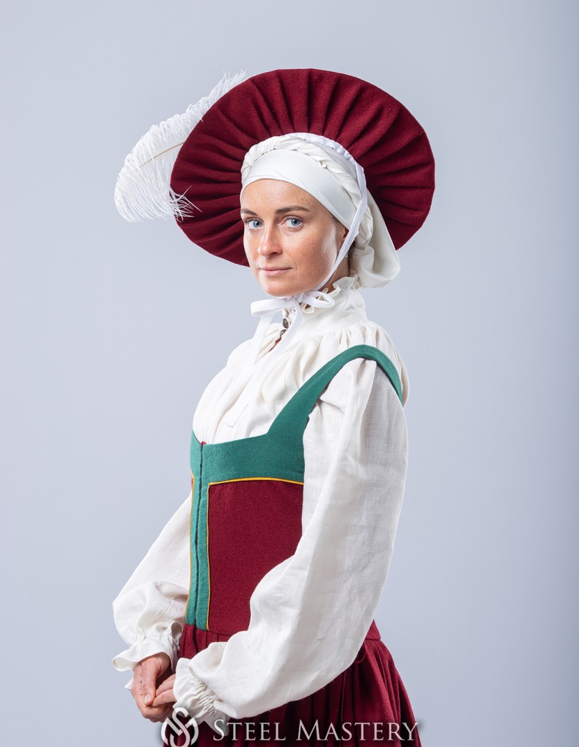 Women's Landsknecht costume photo made by Steel-mastery.com