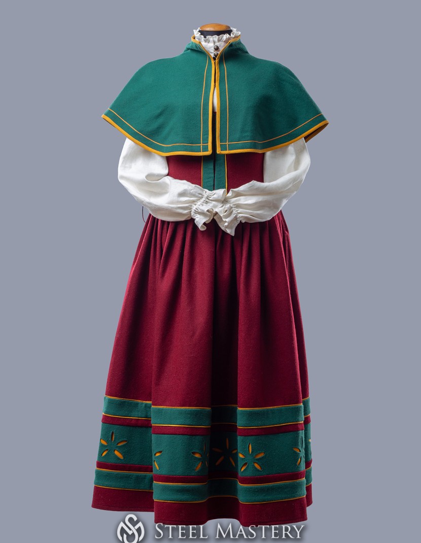 Women's Landsknecht costume photo made by Steel-mastery.com