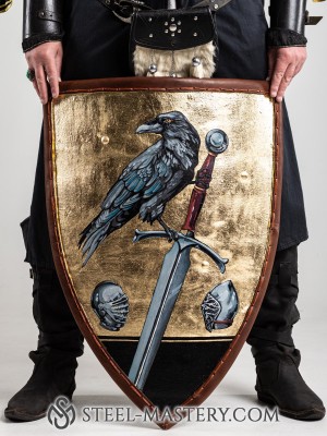 Triangle shield for reenactors and SCA