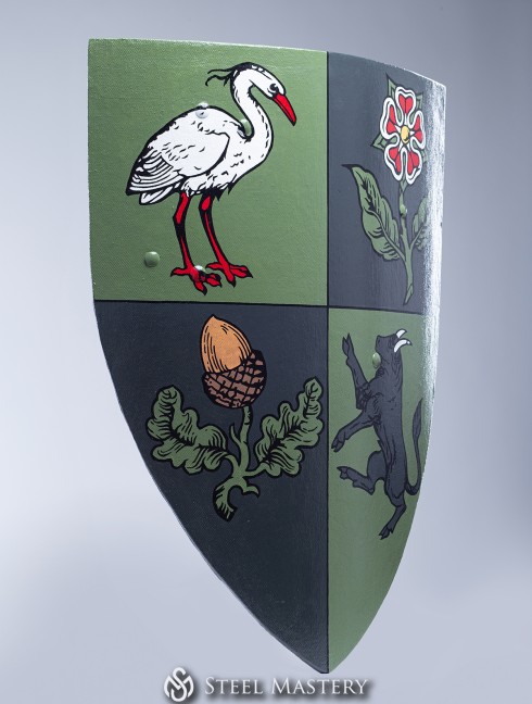 Medieval triangle shield 