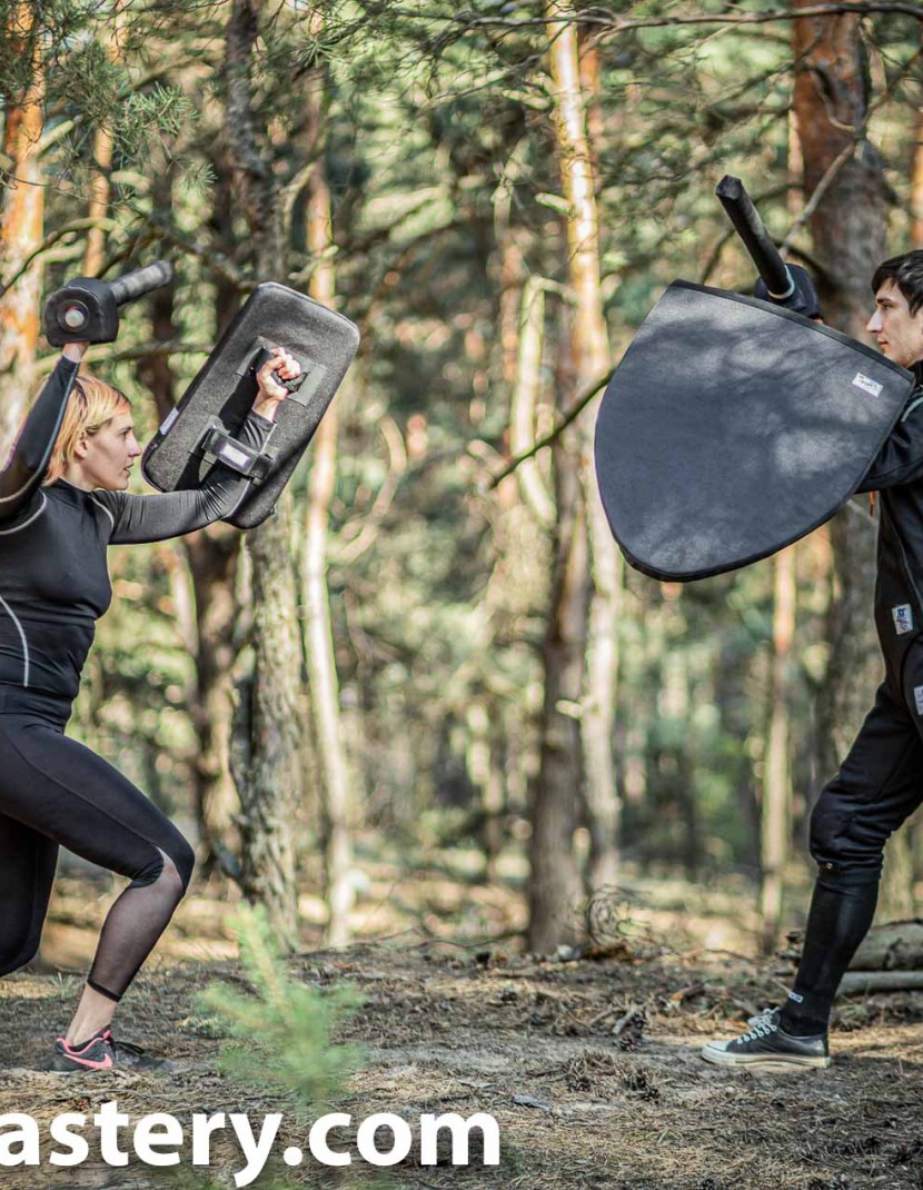 Soft armor Triangle shield photo made by Steel-mastery.com
