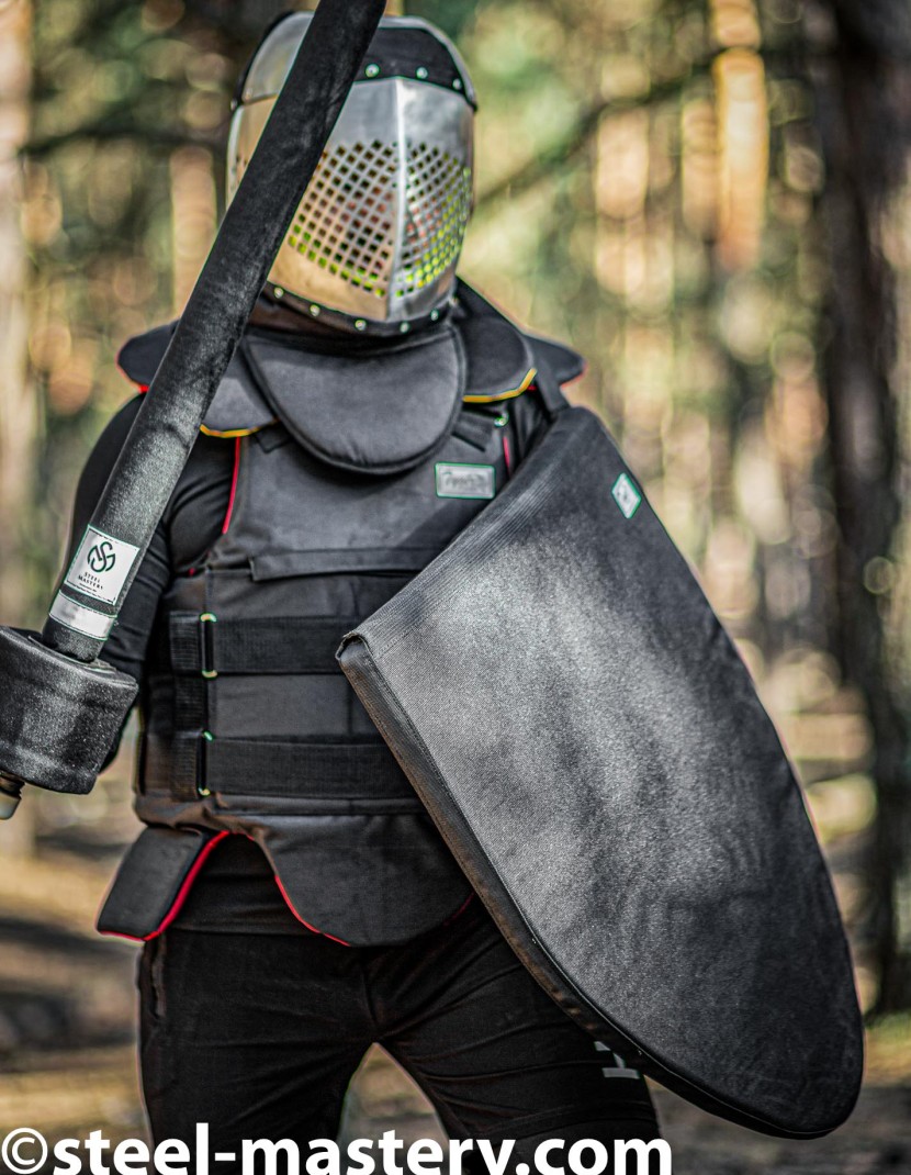 Soft armor Triangle shield photo made by Steel-mastery.com