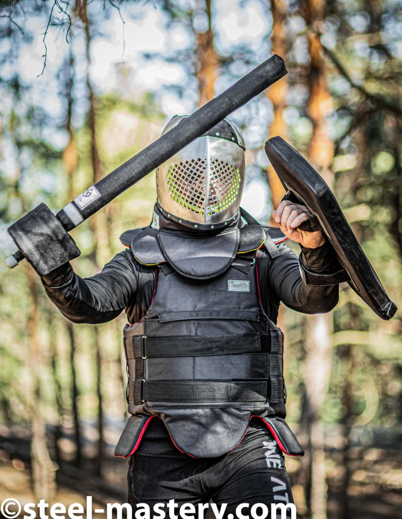 Soft Armor Trapezoid shield photo made by Steel-mastery.com