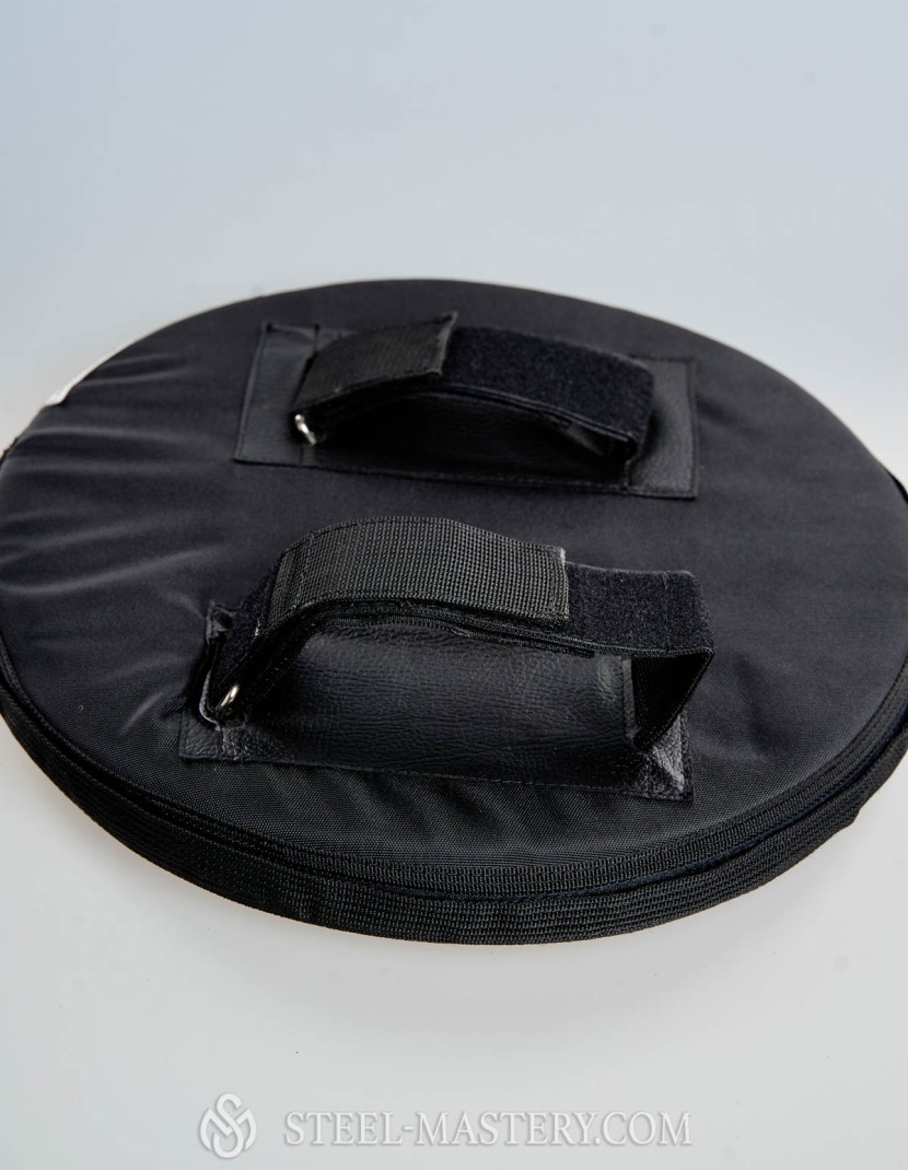 Soft armor elbow grip type buckler photo made by Steel-mastery.com