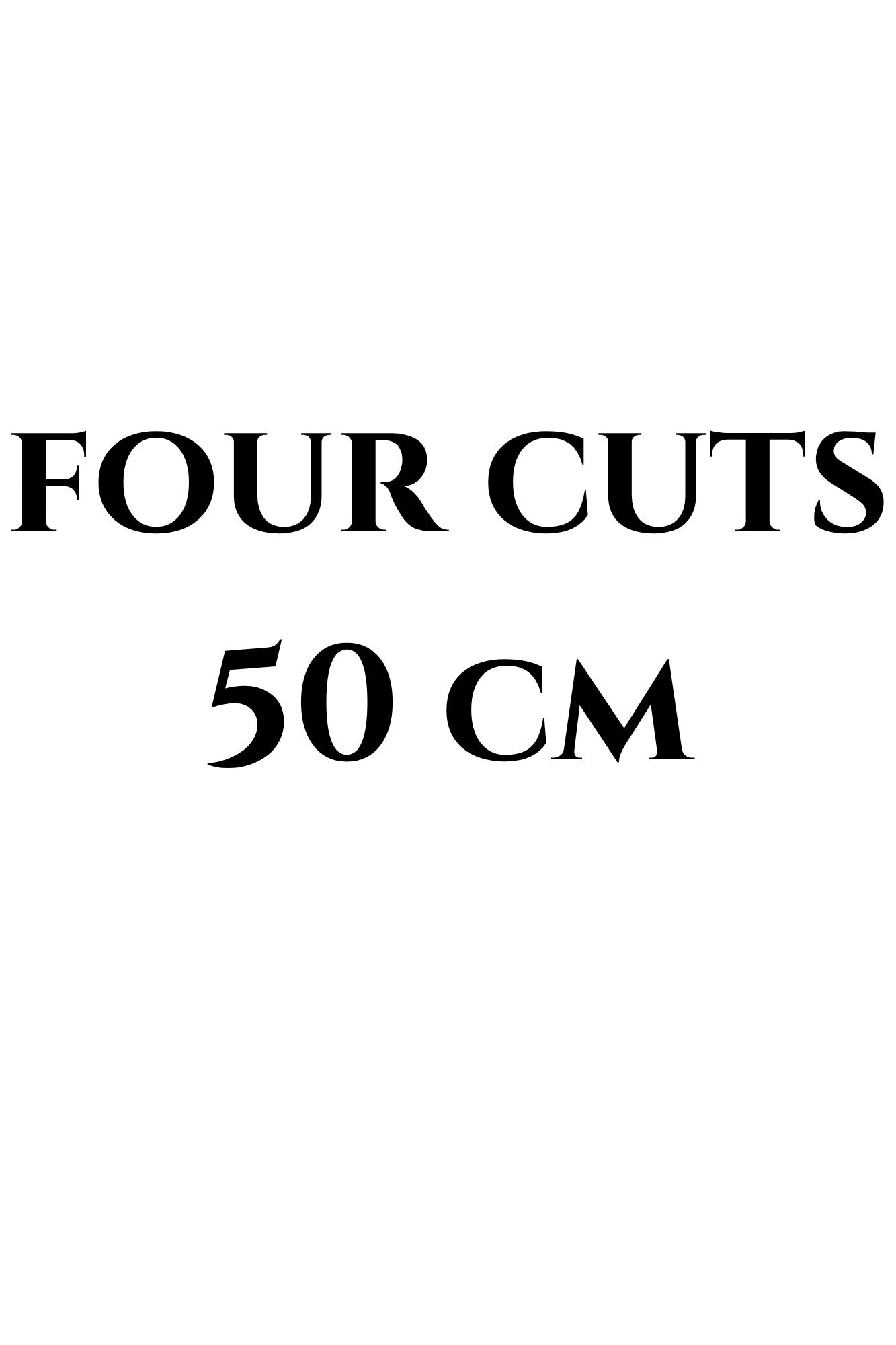Cut length: four cuts 55 cm