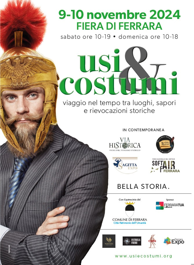 The Steel Mastery team will be on Usi&Costumi at Feraara Expo 2024! 