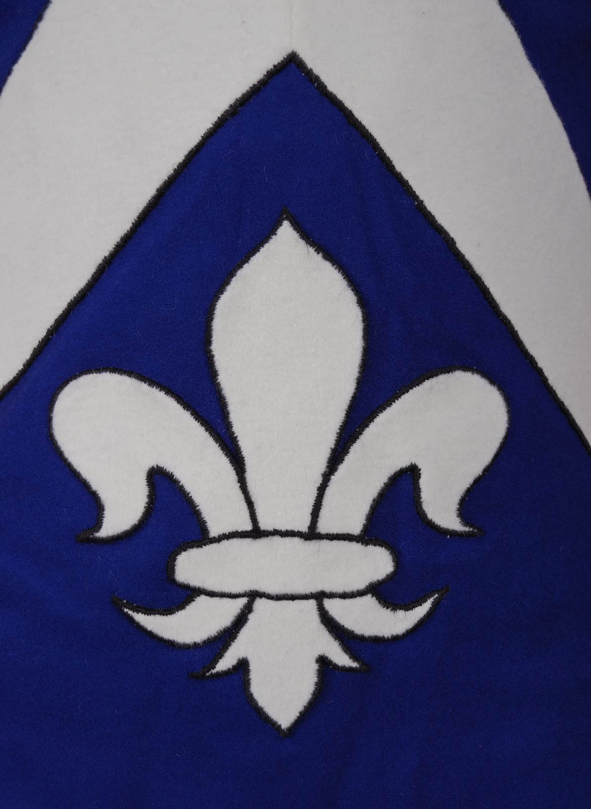 Gambeson blue motto gambeson blue embroidery gambeson by steel mastery