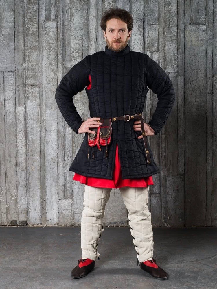 Gambeson, closed-front gambeson