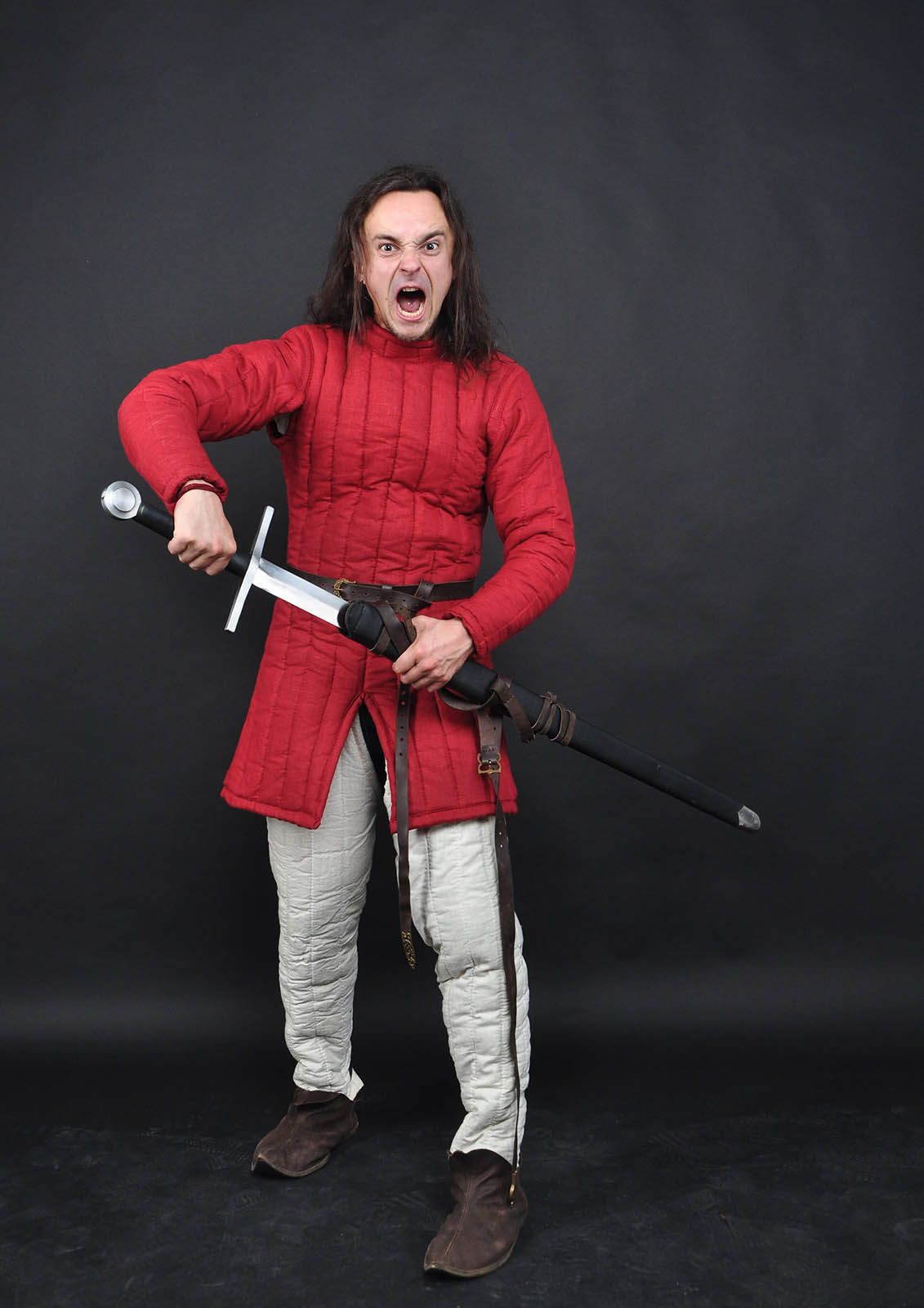 Gambeon, one colored gambeson, gambeson by Steel Mastery