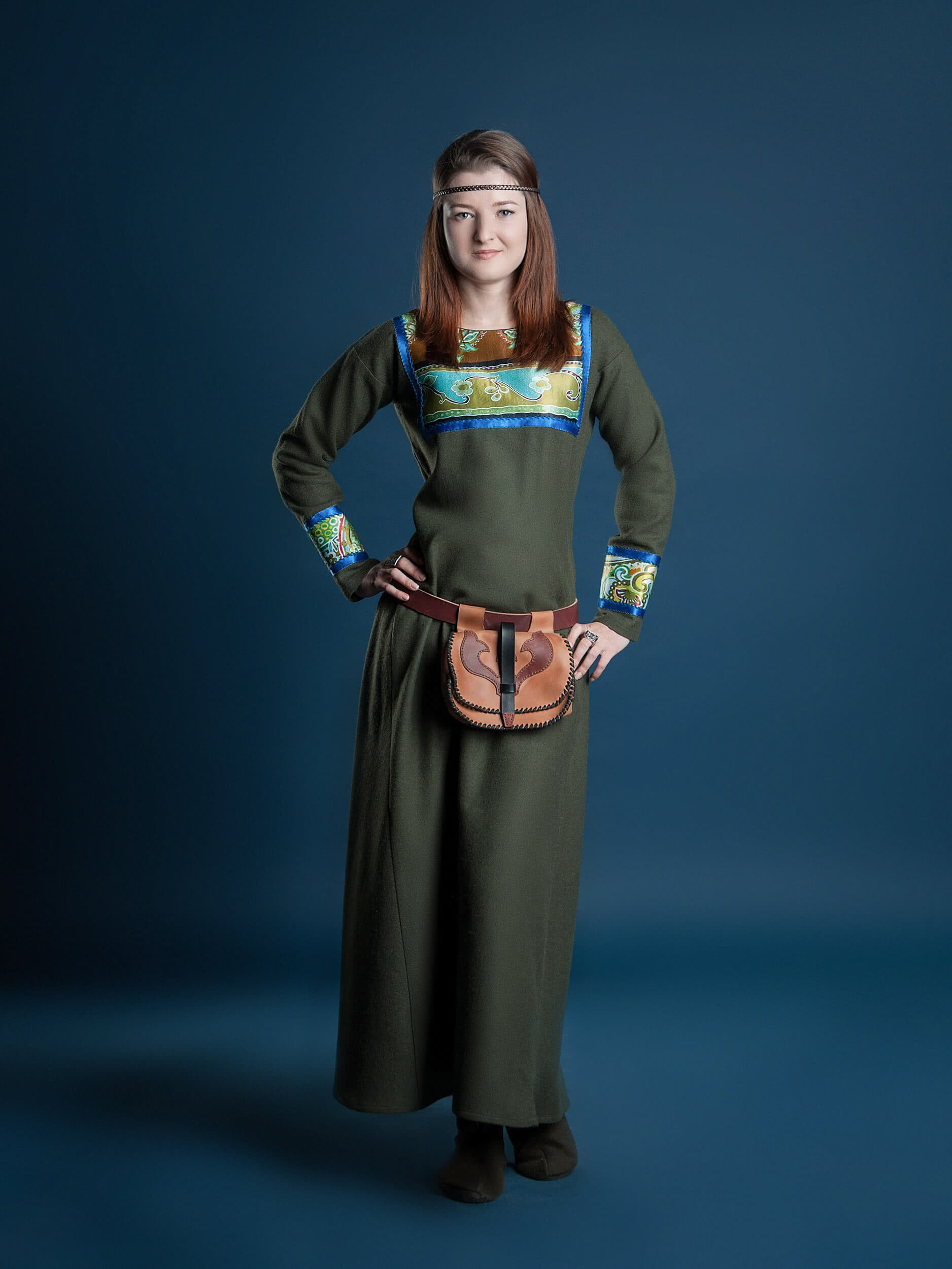 viking green dress viking clothing viking outfit viking womens clothing