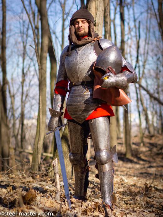 Medieval Templar Knight Full Body Set Chain Mail Armour Suit 18