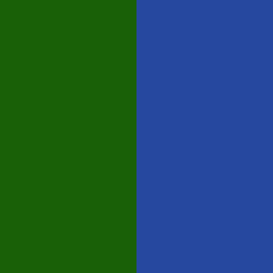 Colors for hat : blue and green