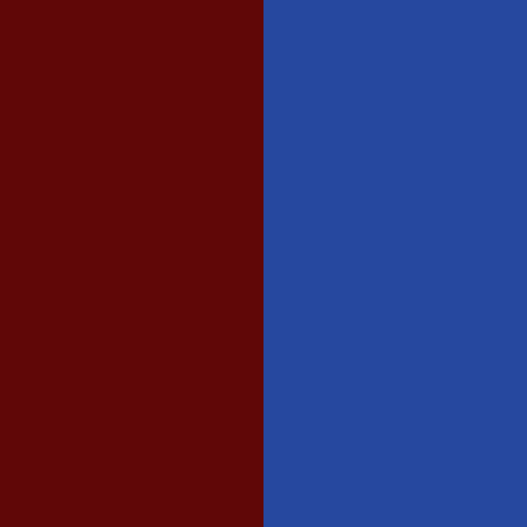Colors for hat : wine red and blue