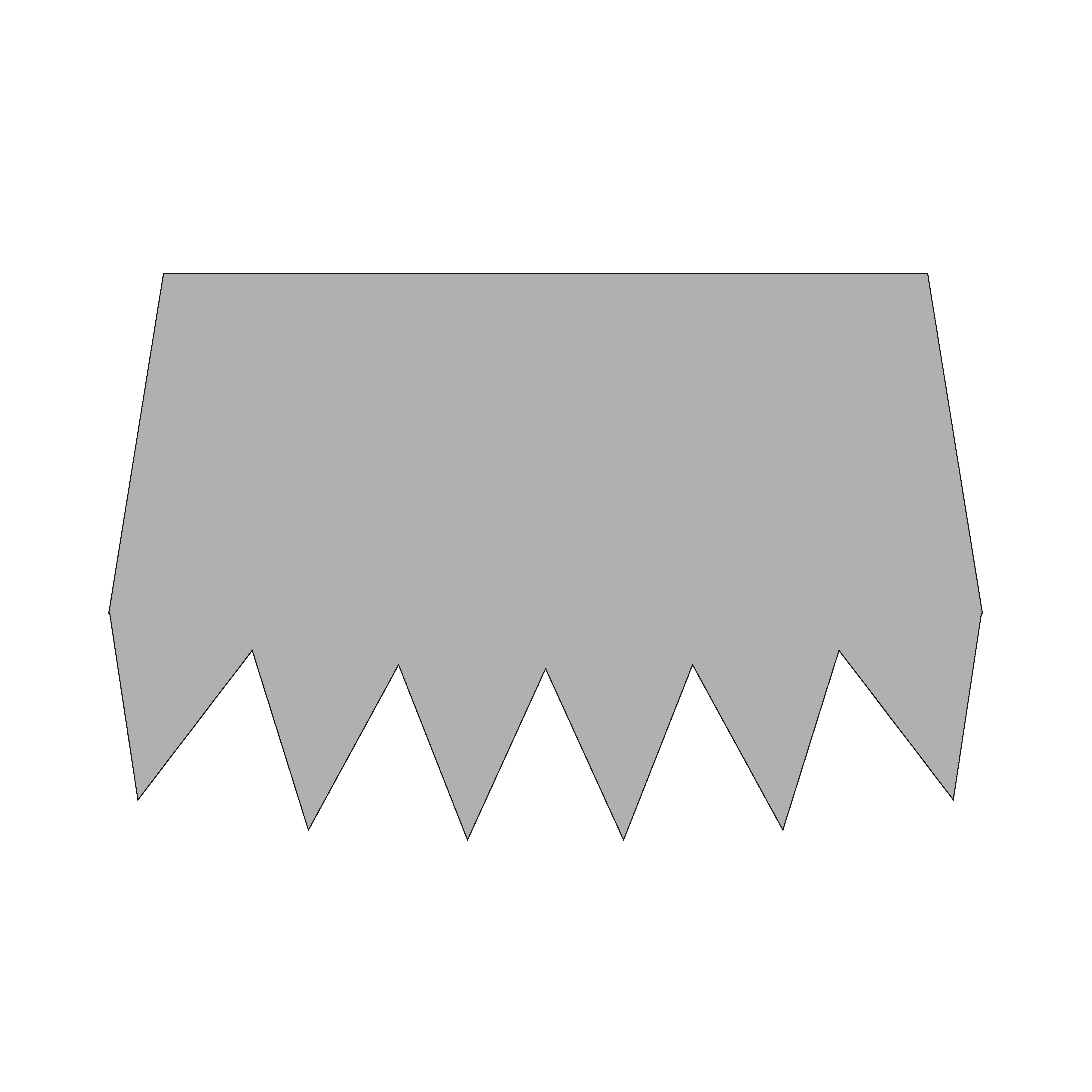 Design of the bottom edge: 2-02