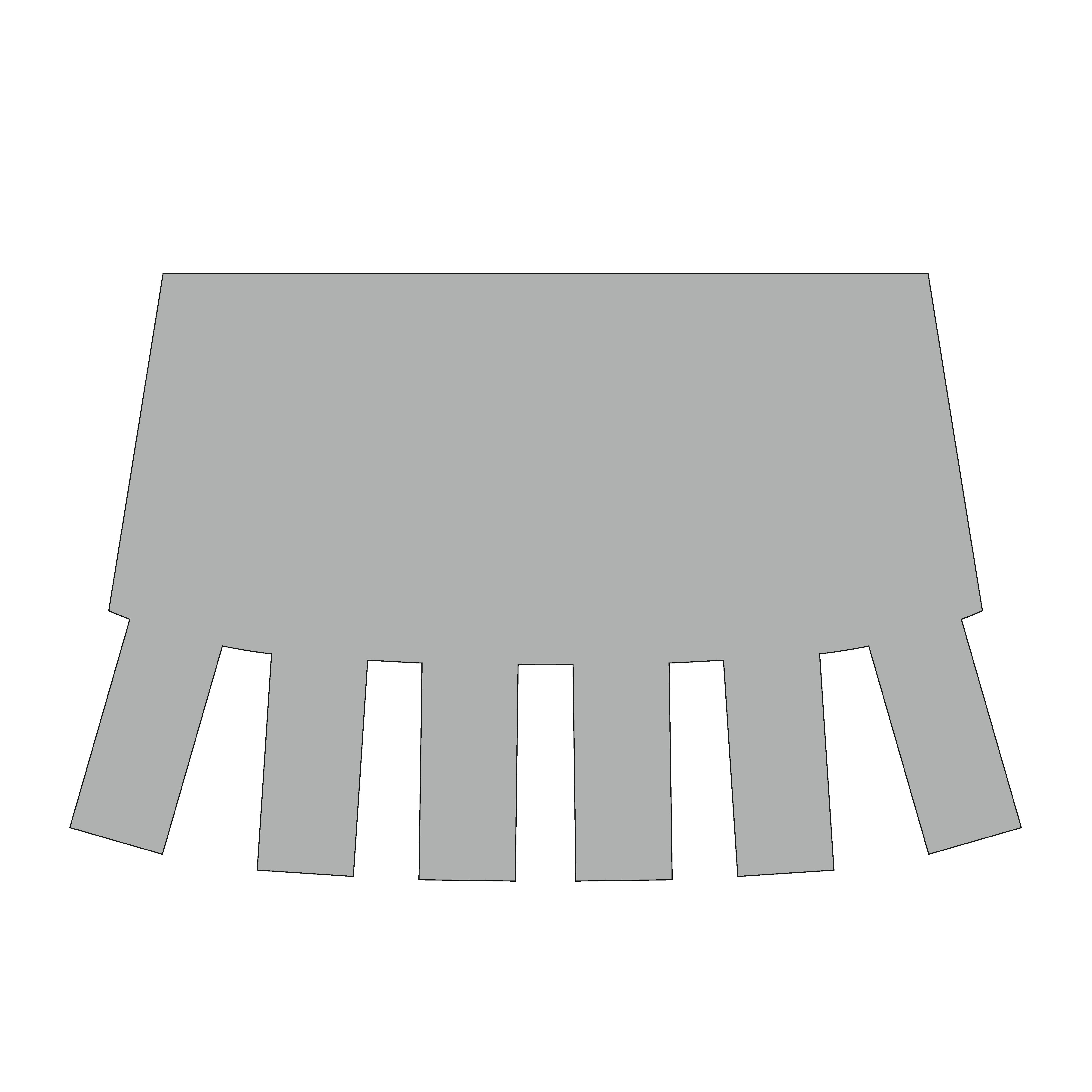 Design of the bottom edge: 2-03