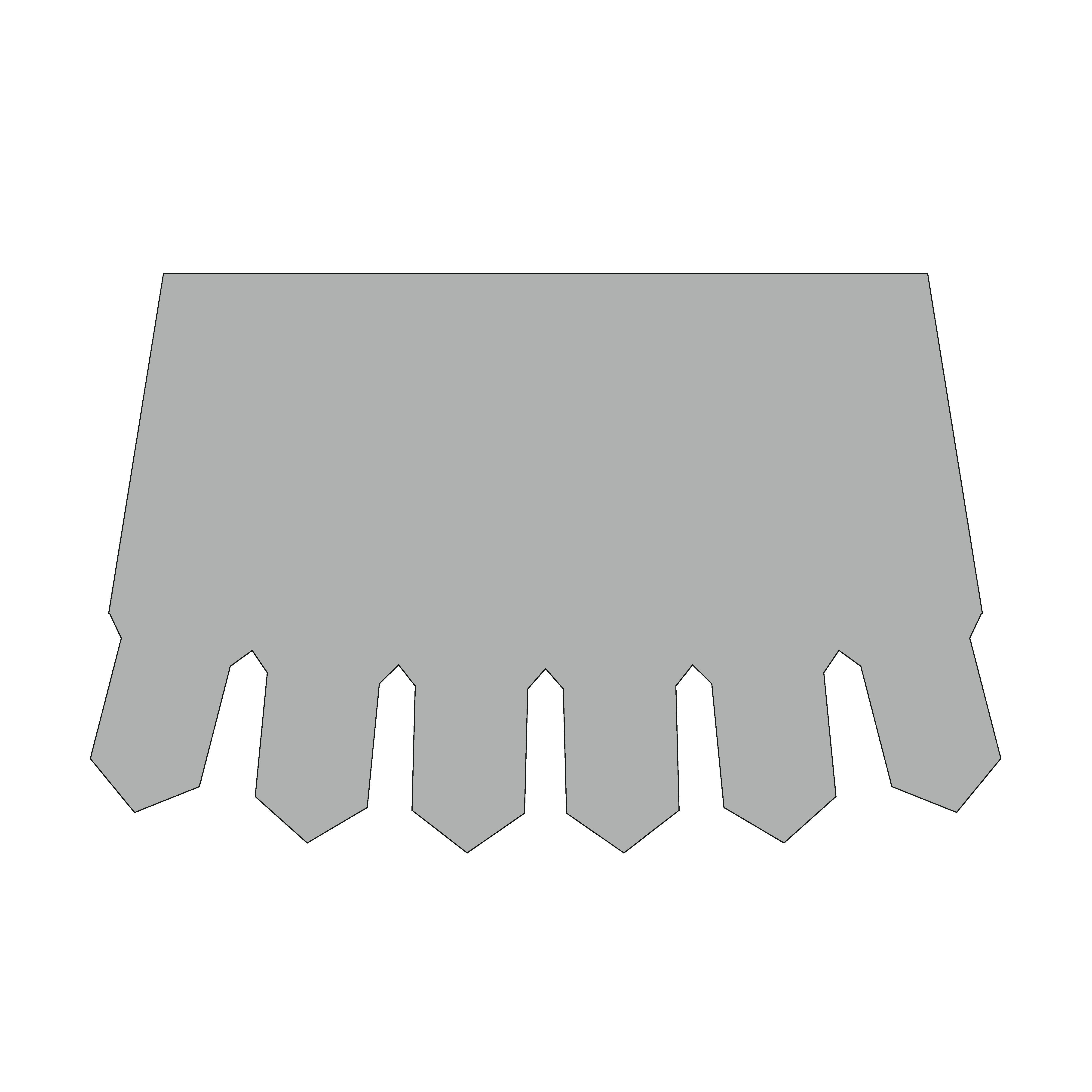 Design of the bottom edge: 2-05