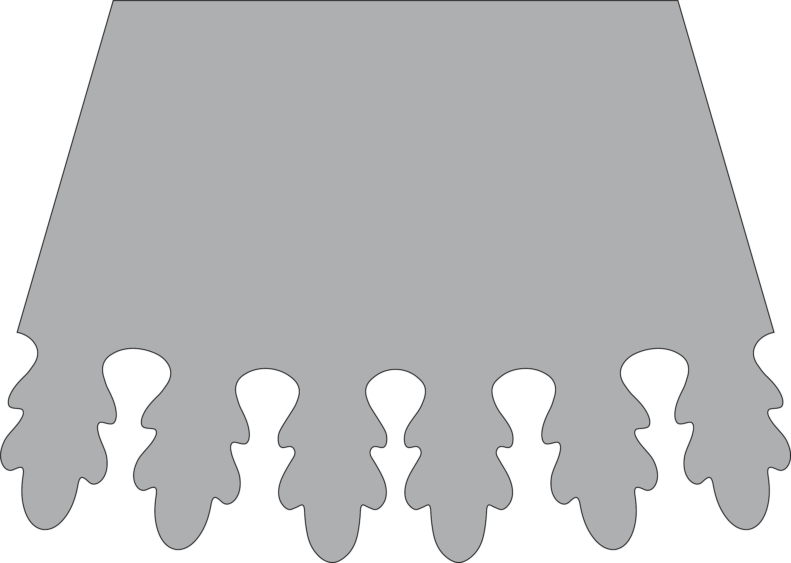 Design of the bottom edge: 3-08