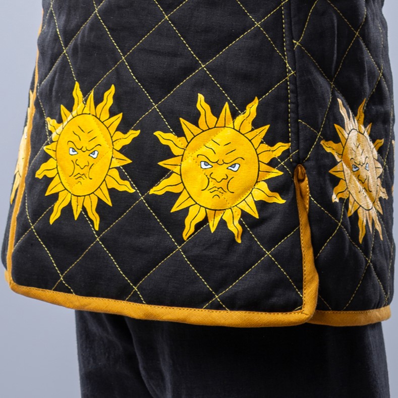 Paint Stamping: Evil sun