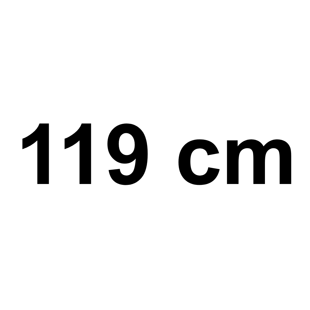 Standard length : 119 cm