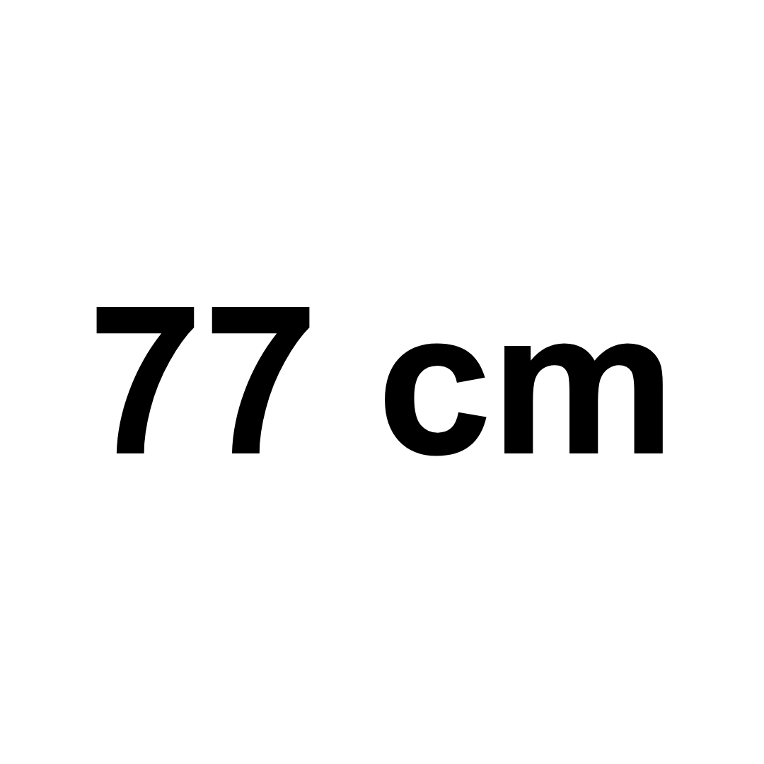Standardlänge: 77 cm