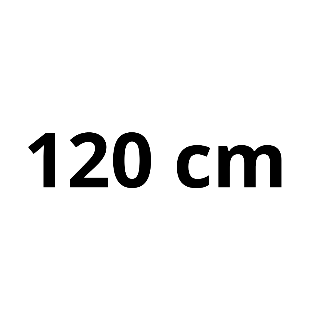 Standard length : 120 cm 