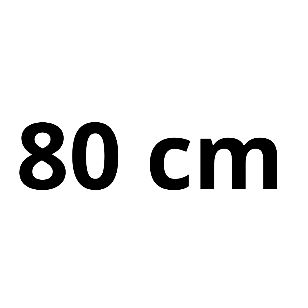 Standard length : 80 cm