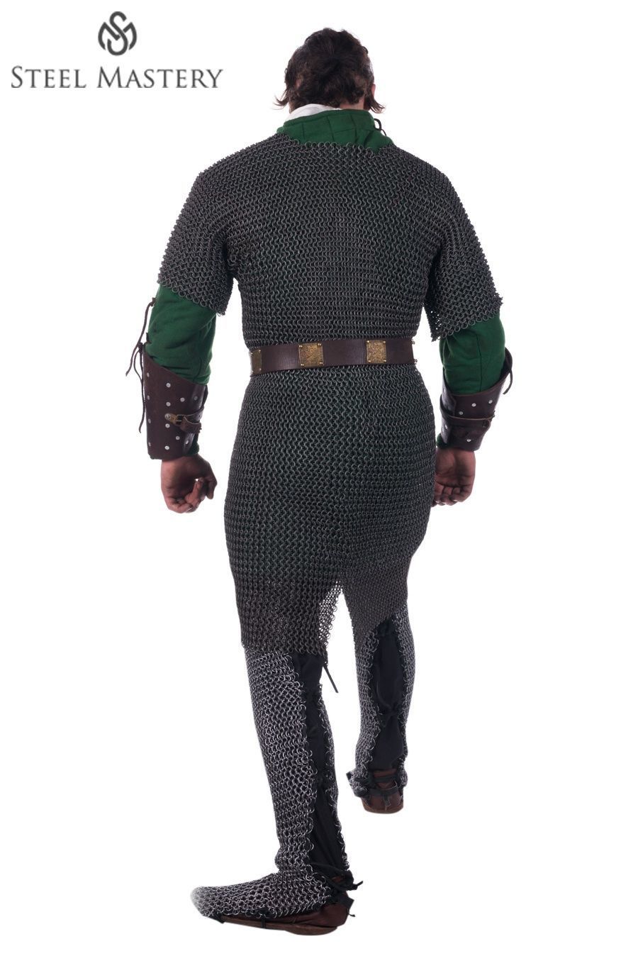 Medieval chain mail hauberk armor for sale