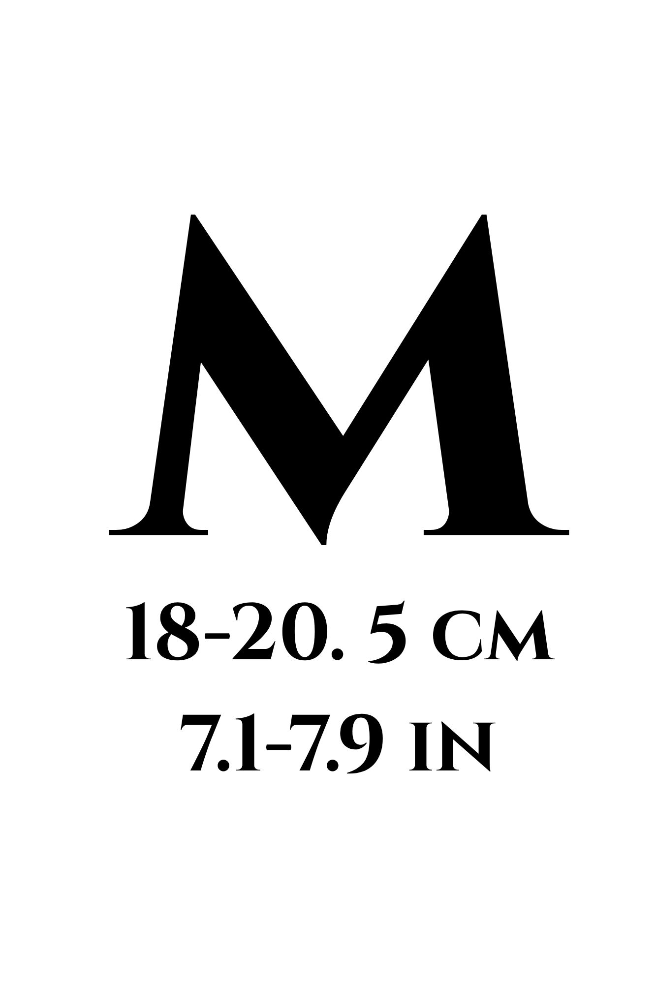 Hand circumference : M