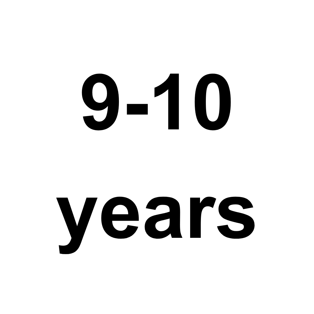 Kids size (for clothes): 9-10 years