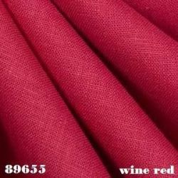 wine red linen