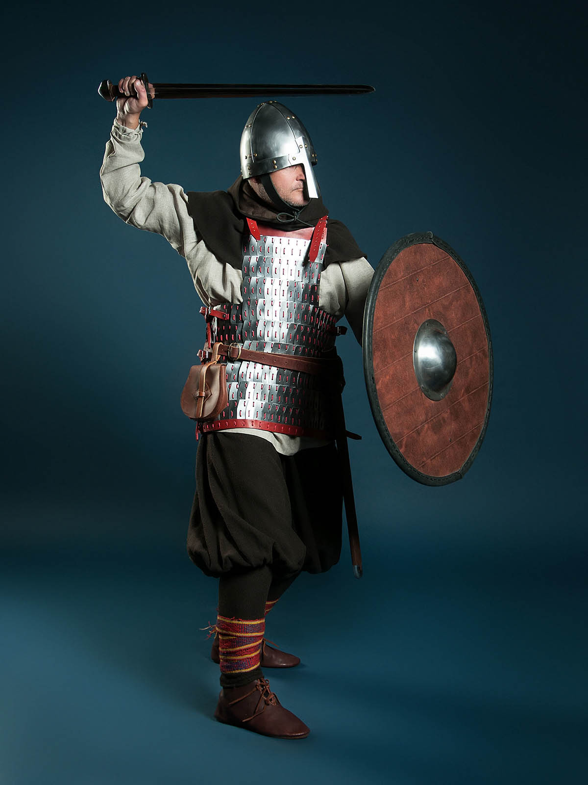 Viking Lamellar steel plates for armor x 100 pcs Frankish Byzantine